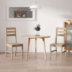 vidaXL Dining Chairs Solid Acacia Wood
