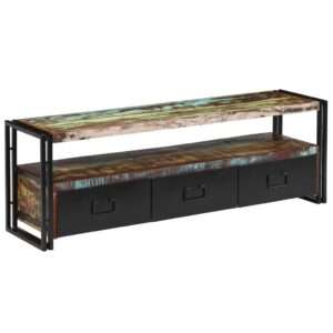 vidaXL TV Cabinet Solid Wood 120x30x40cm