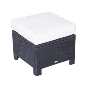 Outsunny Rattan Footstool Ottoman