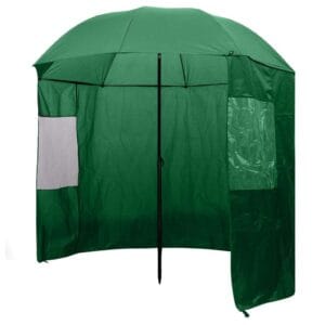 vidaXL Fishing Umbrella Green