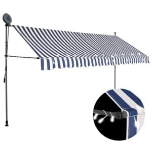 vidaXL Awning Manual Retractable 400cm