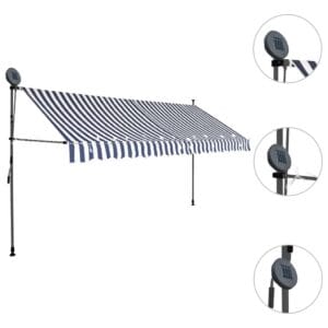 vidaXL Awning Manual Retractable 400cm