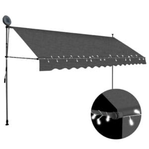 vidaXL Awning Manual Retractable 400cm
