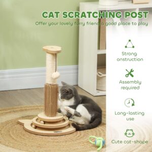 Pawhut 49cm Cat Scratching Post