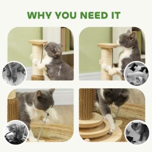 Pawhut 49cm Cat Scratching Post