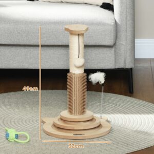 Pawhut 49cm Cat Scratching Post