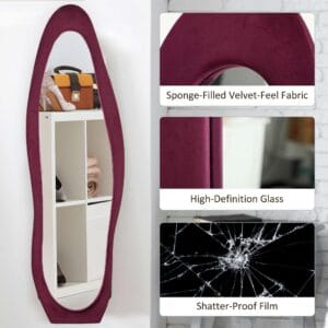 Homcom Irregular Full Length Mirror