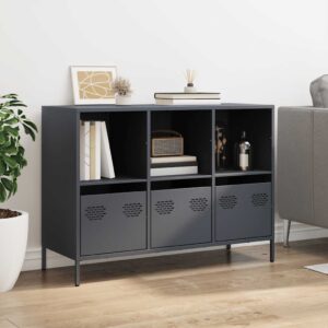 vidaXL Sideboard Cold-rolled Steel Anthracite