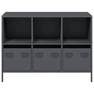vidaXL Sideboard Cold-rolled Steel Anthracite