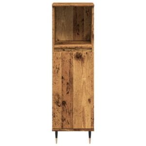 vidaXL Bathroom Cabinet Old Wood