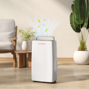 Homcom 16L Dehumidifier White