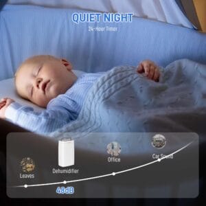 Homcom 16L Dehumidifier White