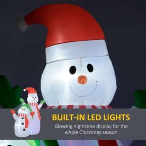 Outsunny 8ft Inflatable Snowman