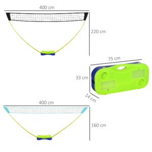 Sportnow Portable Badminton Net Set