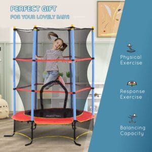 Homcom Trampoline for Kids 3-10 Years