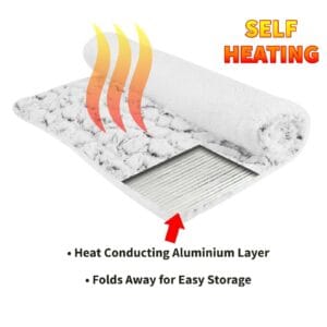 ASAB Self Heating Pet Bed 70cm x 47cm