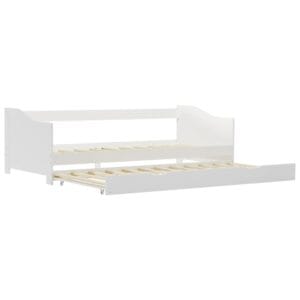vidaXL Pull-out Sofa Bed Pine Wood