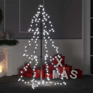 vidaXL Christmas Cone Tree 160 LEDs