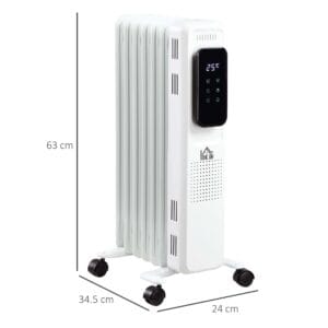 Homcom 1630W Oil Filled Radiator