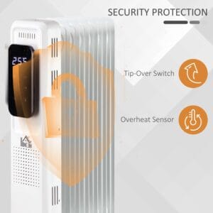 Homcom 1630W Oil Filled Radiator