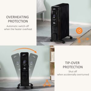 Homcom 2000W Digital Oil Filled Radiator