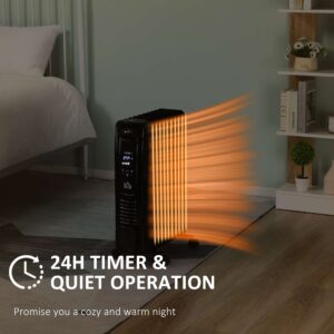 Homcom 2000W Digital Oil Filled Radiator