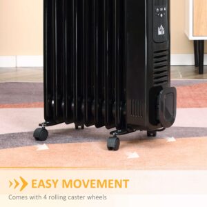 Homcom 2000W Digital Oil Filled Radiator