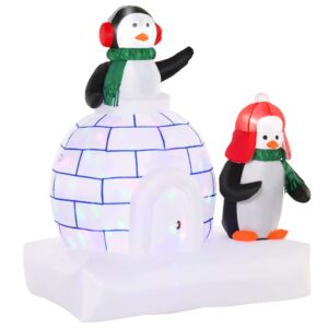Homcom 5ft Inflatable Penguins Homcom 5ft Inflatable Penguins