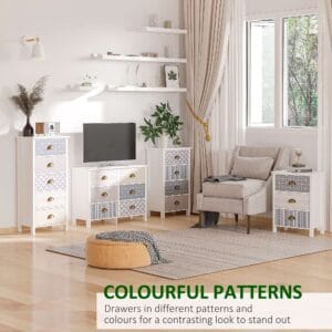 Homcom5-Drawer Tallboy Dresser