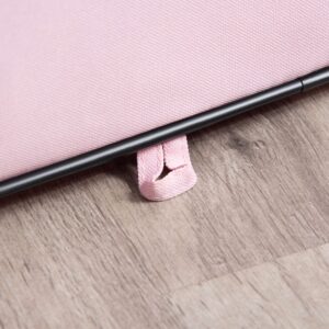 Fabric Pet Pen Small Pink Lightweight