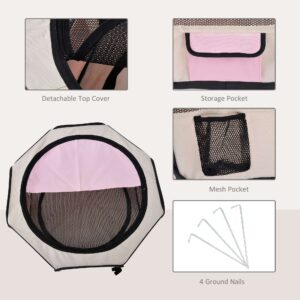 Pawhut Fabric Pet Play Pen