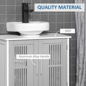 Kleankin Under Sink Cabinet with 2 Doors