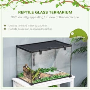 PawHut Reptile Terrarium For Lizards PawHut Reptile Terrarium For Lizards