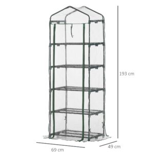 Outsunny 5 Tier Greenhouse