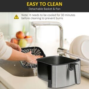 HOMCOM Air Fryer 1700W 6.5L HOMCOM Air Fryer 1700W 6.5L