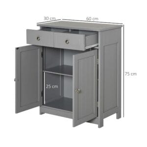 kleankin Bathroom Storage Cabinet