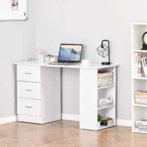 Computer Desk PC Workstation White