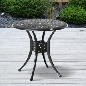 Outsunny 78cm Round Garden Table