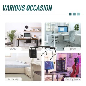 Homcom L-Shaped Corner PC Desk