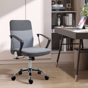 Vinsetto Office Swivel Chair Linen