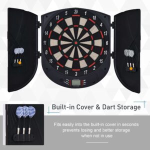 Electronic Dartboard Set w/ 6 Darts