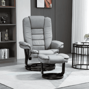 Swivel Manual Recliner and Footrest Set