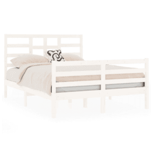 vidaXL Bed Frame Solid Pine Wood