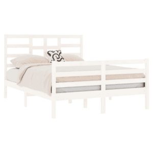vidaXL Bed Frame Solid Pine Wood