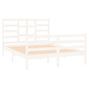vidaXL Bed Frame Solid Pine Wood