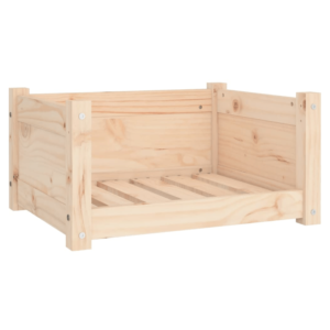 vidaXL Dog Bed Wax Solid Pine Wood
