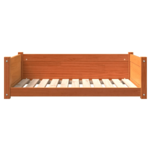 vidaXL Dog Bed Wax Solid Pine Wood