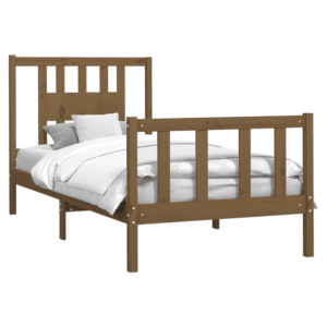 vidaXL Bed Frame Solid Pine Wood