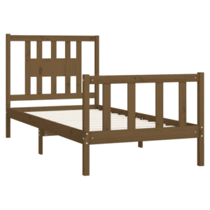 vidaXL Bed Frame Solid Pine Wood