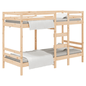 vidaXL Bunk Bed Solid Pine Wood
